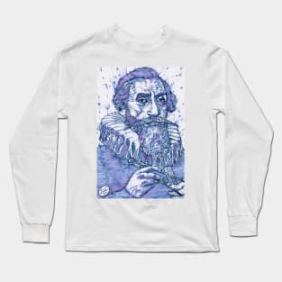 JOHANNES KEPLER watercolor and ink portrait Long Sleeve T-Shirt